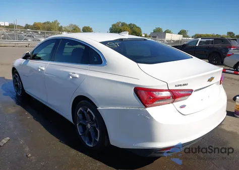 2022 Chevrolet Malibu Lt из США, поврежденный, VIN 1G1ZD5ST2NF148583